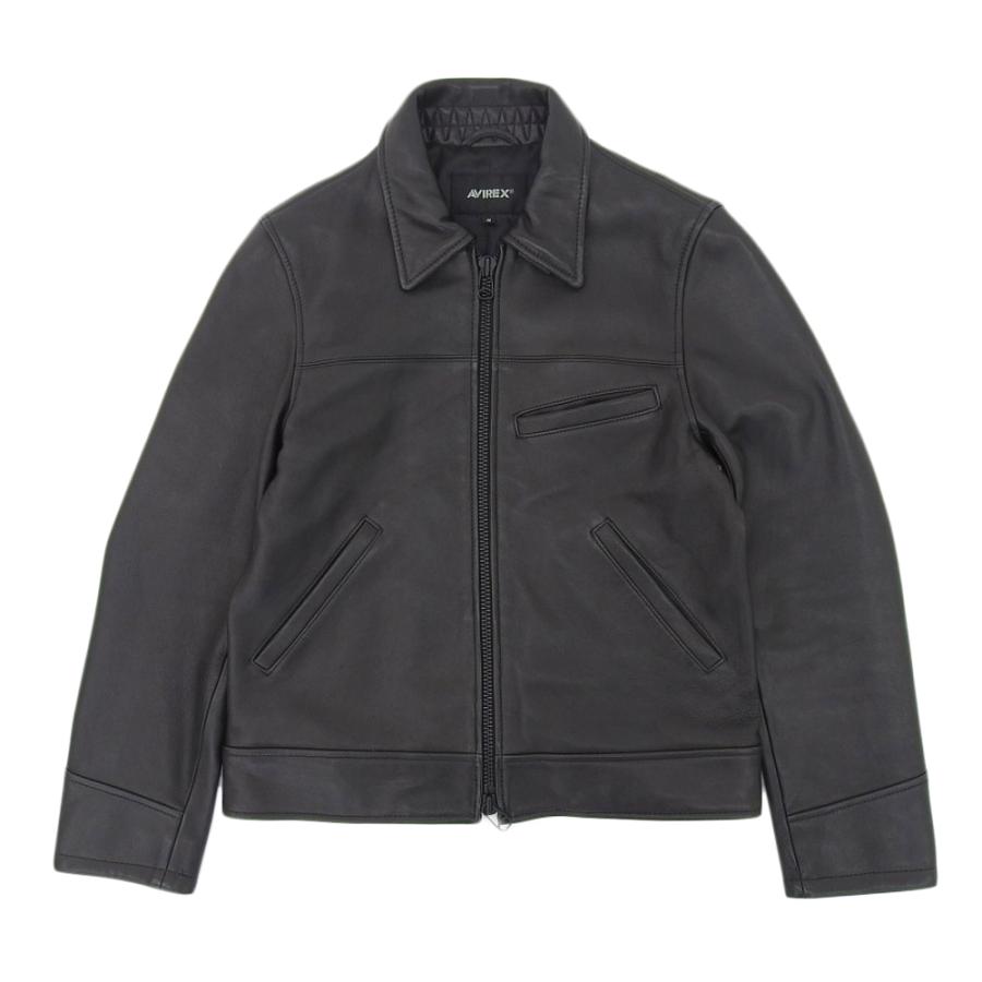 AVIREX アヴィレックス トラッカー シープスキン レザー ジャケット