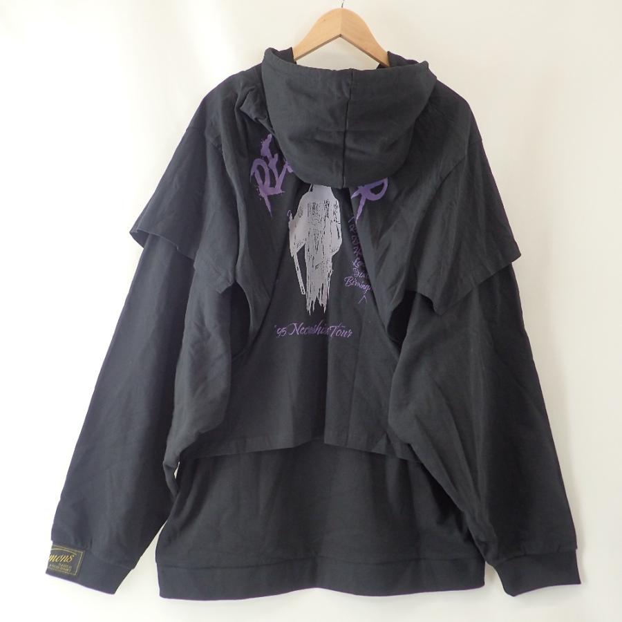 美品/22SS RAF SIMONS ラフシモンズ オーバーサイズ フロントプリント 