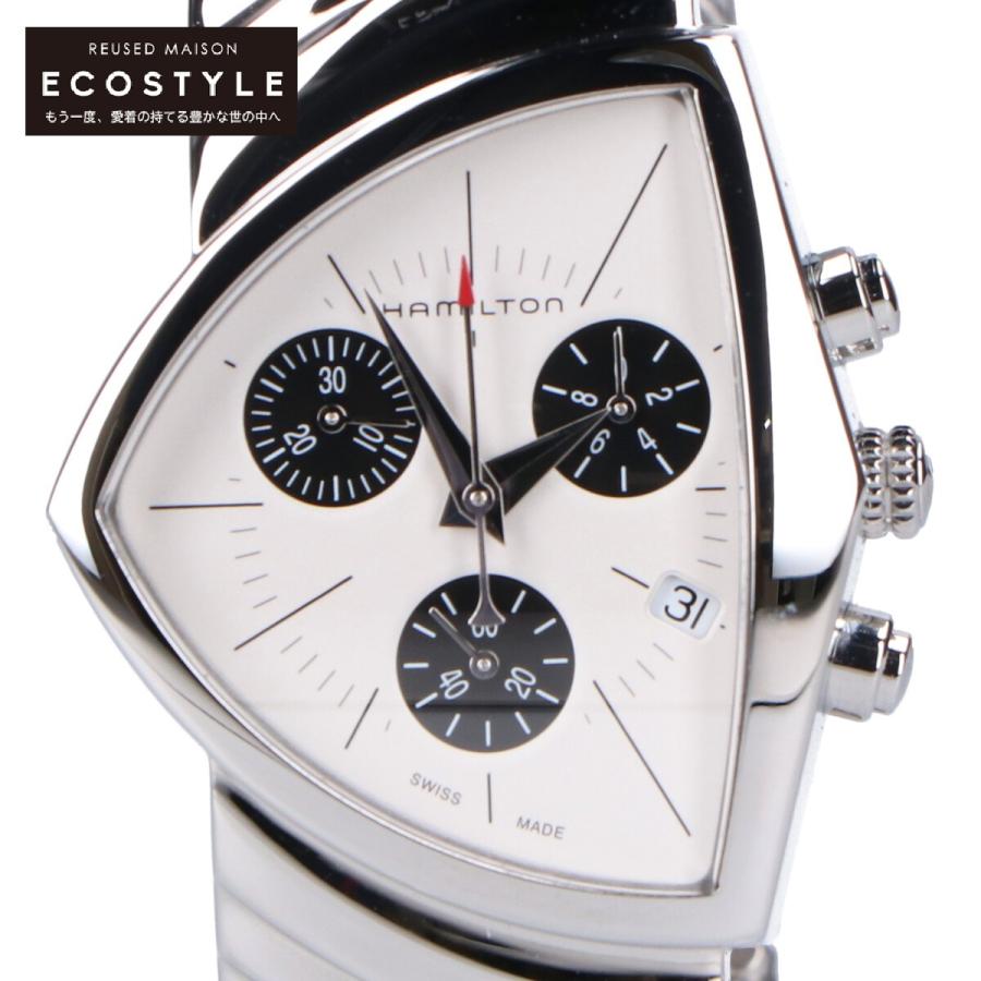 良品 希少 Hamilton ハミルトン ベンチュラ クロノ H24432151 ベンチュラ クロノグラフ[H24432151] Ventura Chronograph