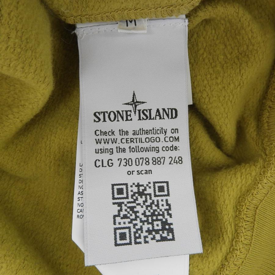 美品 STONE ISLAND ストーンアイランド ワッペン コットン クルー 