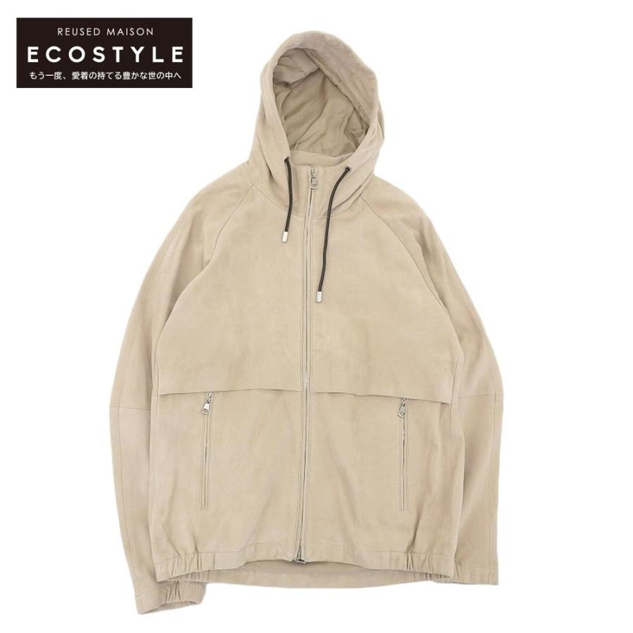 ESTNATION 美品 エストネーション ゴートスウェード フーデッド 