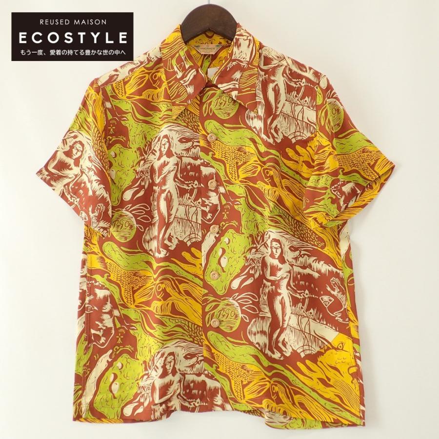 新品　サンサーフ　アロハシャツ SS36655 サイズM 新品未使用/ SUN SURF サンサーフ SS36655 GAUGUIN WOODCUT MYSTIC