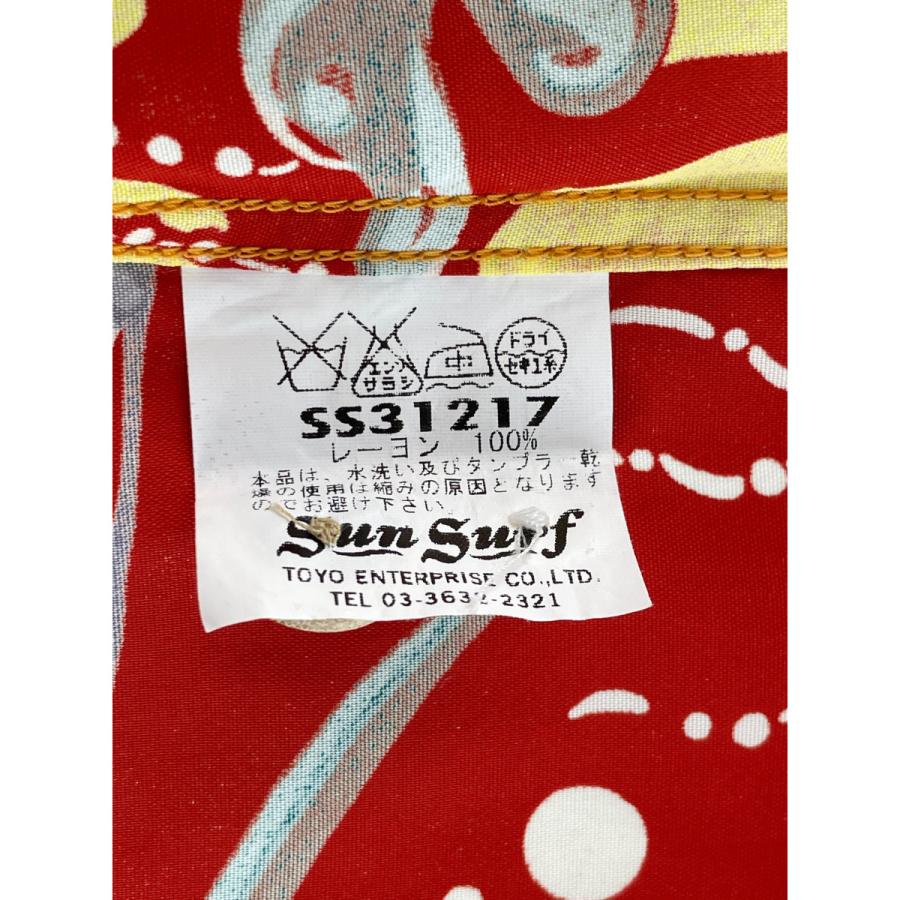 新品　サンサーフ　アロハ　赤　SS31217 サイズM SUN SURF サンサーフ SS31217 レッド SPECIAL EDITION アロハシャツ
