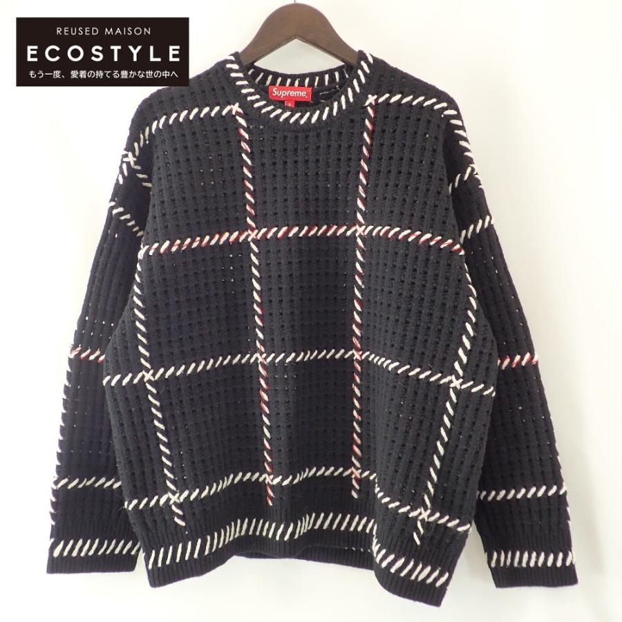 シュプリーム 23SS Quilt Stitch Sweater キルトステッチニット メンズ