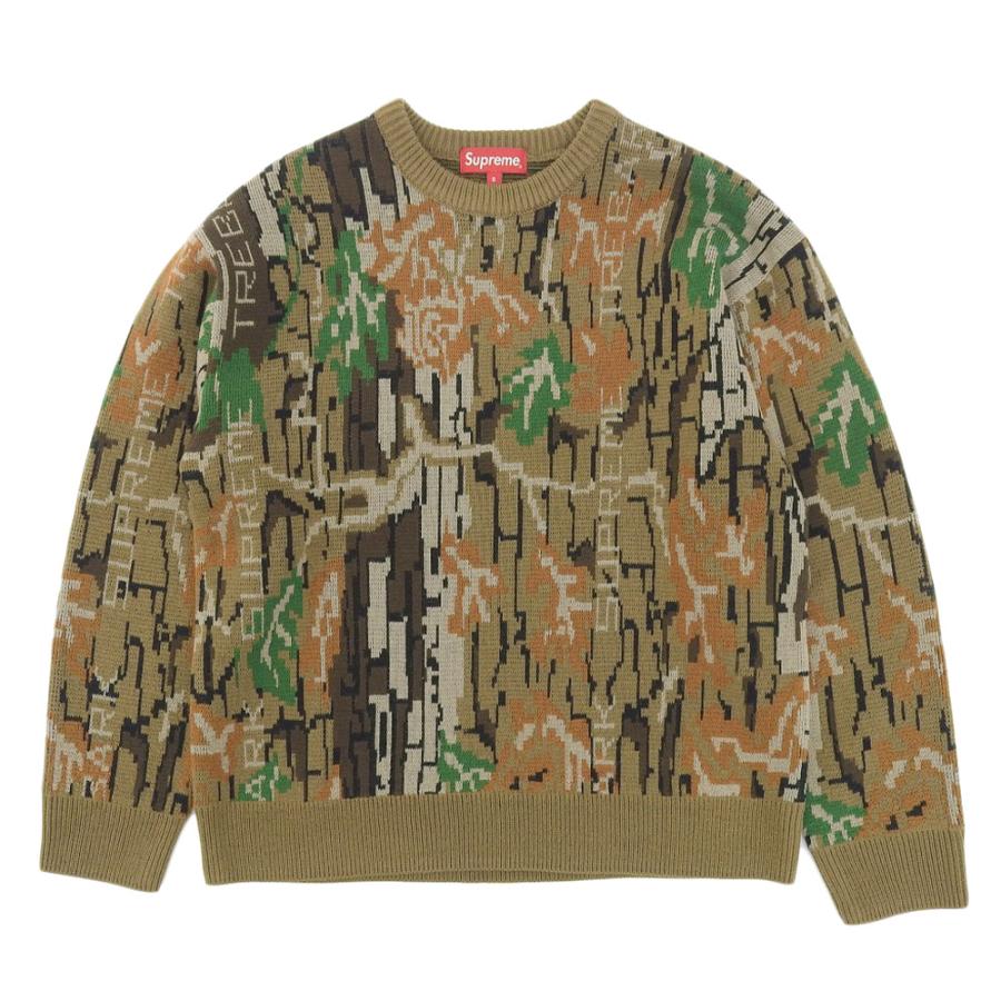 Supreme（シュプリーム） 美品 22AW ブラウン Trebark Camo Sweater
