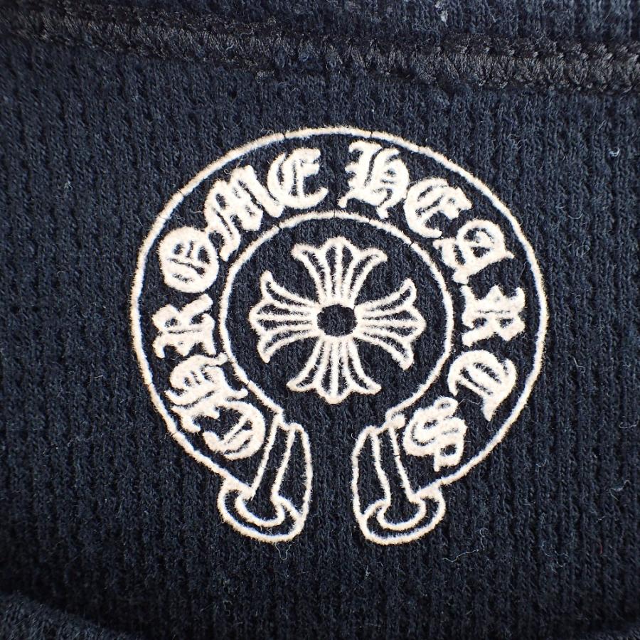Chrome Hearts クロムハーツ ブラック ワッフル地 ロゴデザイン Chrome Hearts クロムハーツ ブラック ワッフル地 ロゴデザイン