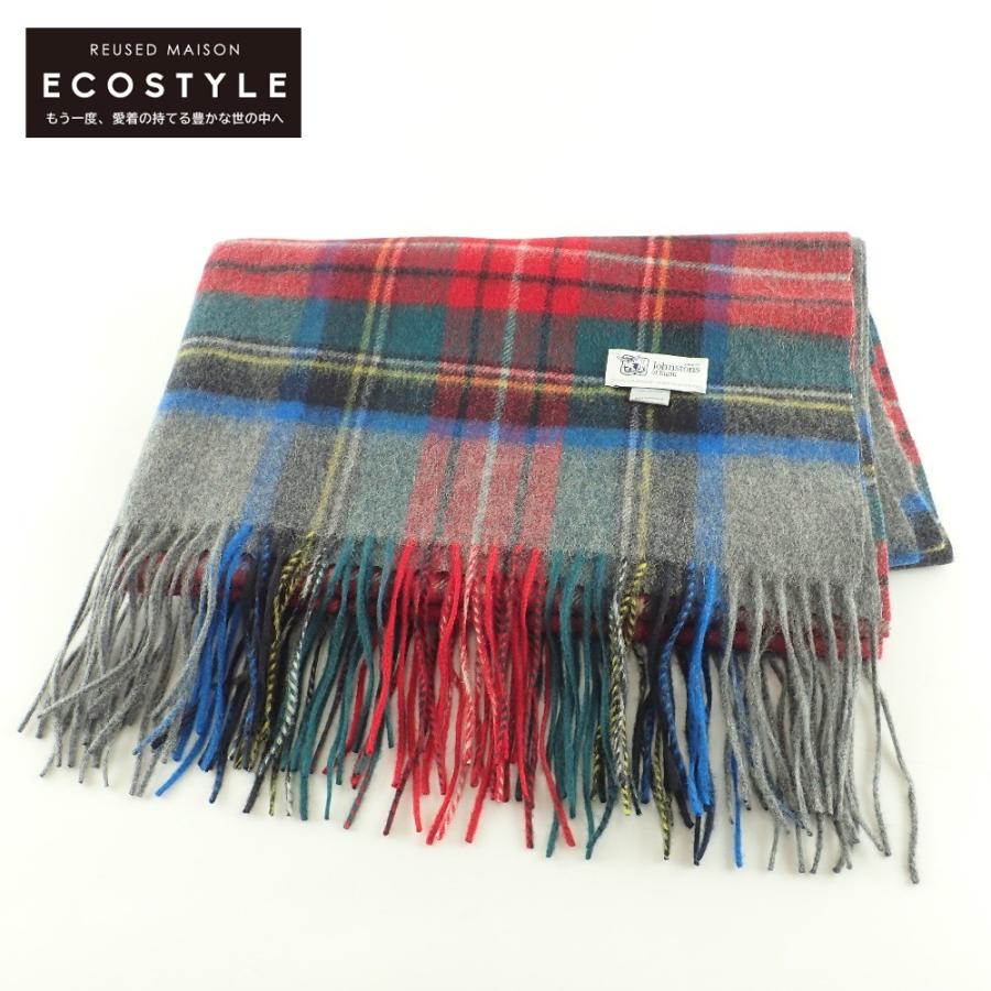 johnstons 大判ストール カシミヤ 100% チェック柄 Johnstons of Elgin｜チェック柄 カシミヤ 大判サイズ ストール