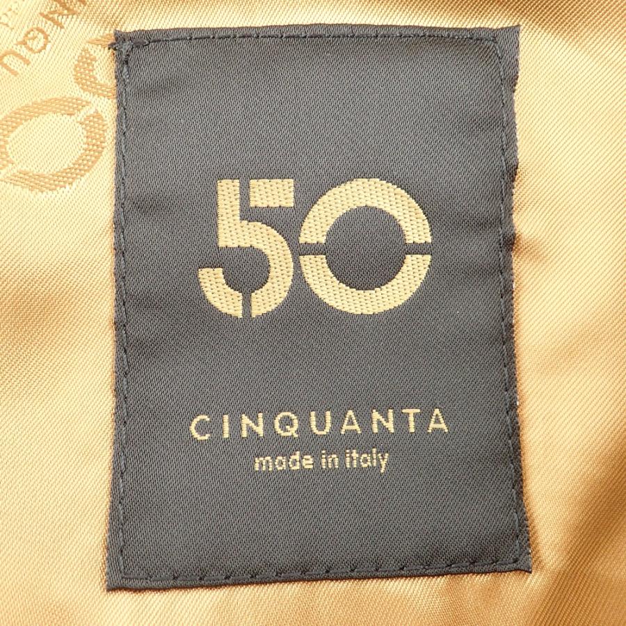 CINQUANTA チンクアンタ I-704 ブラック ラムレザー ダブルライダース