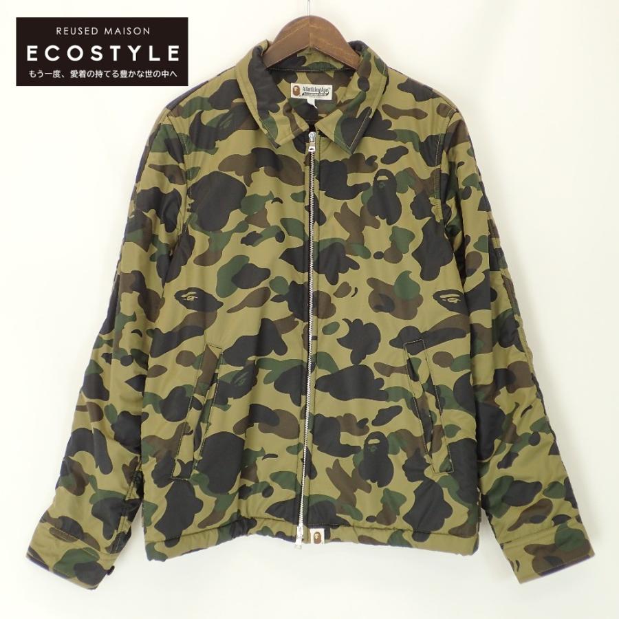 A BATHING APE アベイシングエイプ サルカモ ジップアップ ナイロン