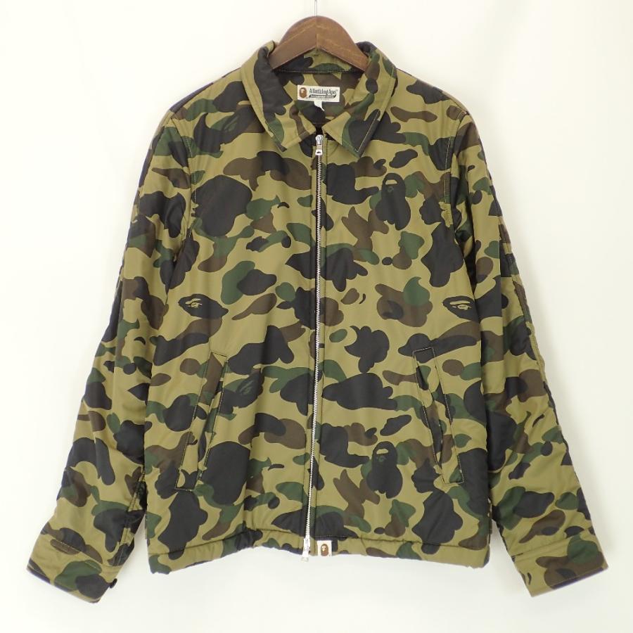 A BATHING APE アベイシングエイプ サルカモ ジップアップ ナイロン