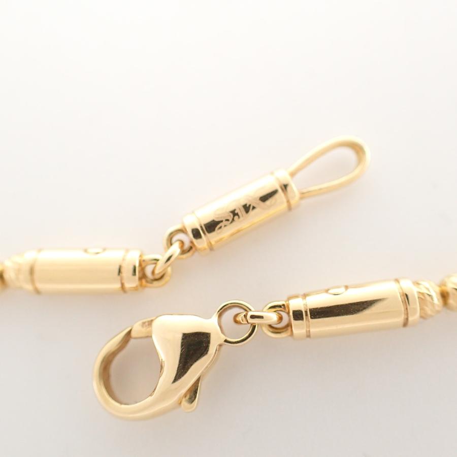 大幅値下げ！【SJX】グリッターネックレス(S)50cm美品 美品/ SJX 5ZN0023 K18×Pt950 0.04ctダイヤモンド S グリッター