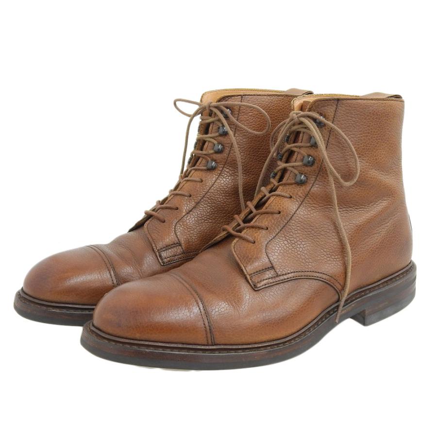 Crockett＆Jones クロケット＆ジョーンズ レザー レースアップブーツ 