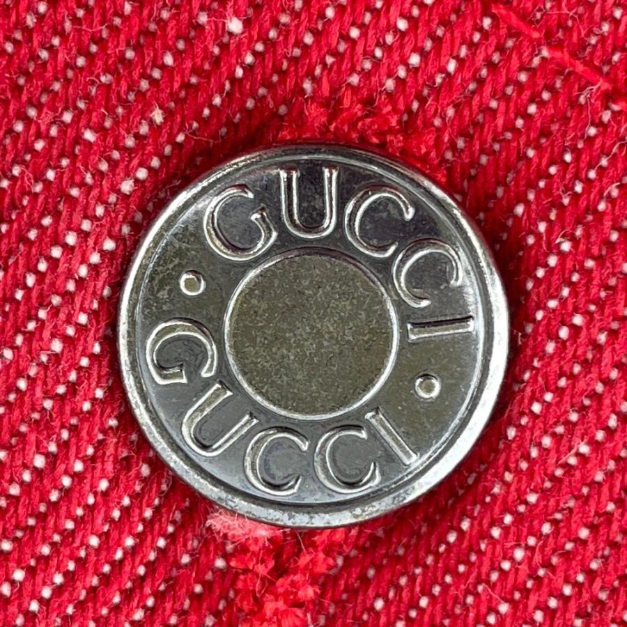 GUCCI（グッチ） 207-1164-4121 レッド デニムジャケット レッド 40 