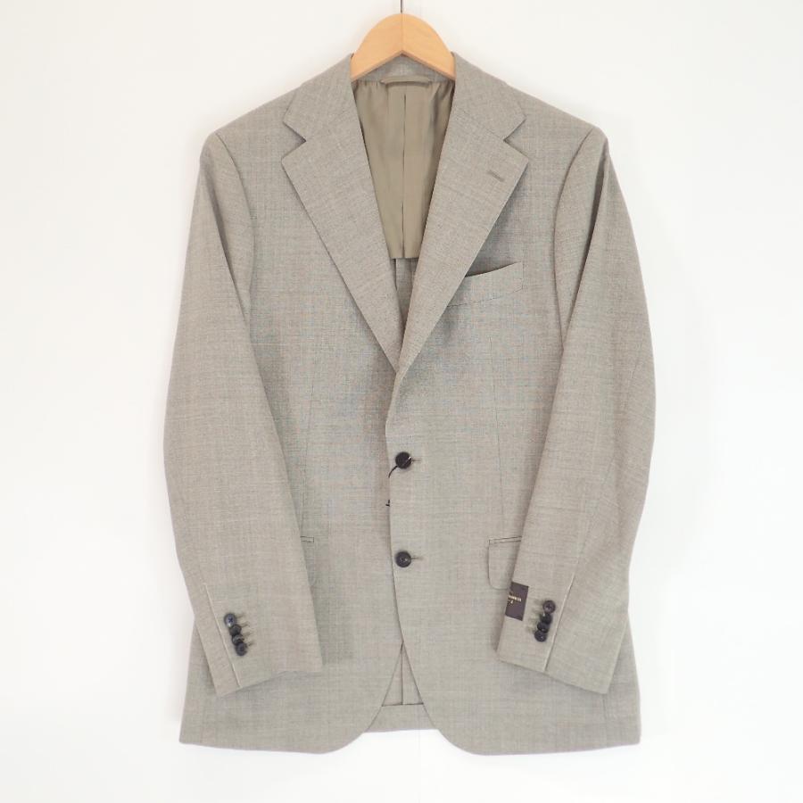 THE SUIT COMPANY スーツカンパニー ×カノニコ ライトグレー ウール2P 