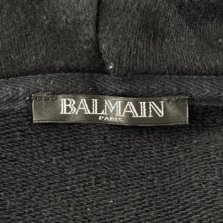 BALMAIN（バルマン） 国内正規/ RH03843J928 LOGO ZIPPED HOODIE 