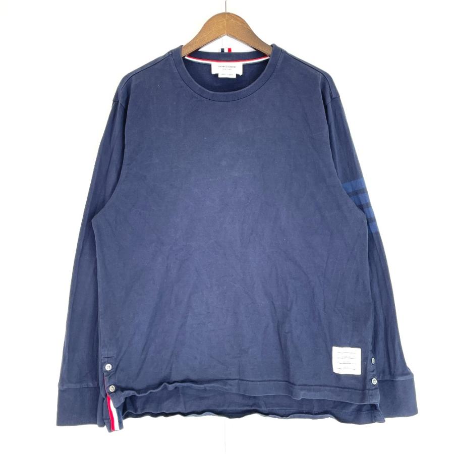国内正規/ THOM BROWNE トムブラウン MJS117A サイドトリコロール