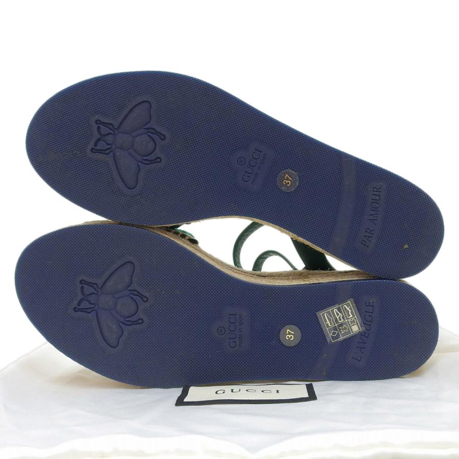 GUCCI グッチ プラットフォーム エスパドリーユサンダル パンプス  