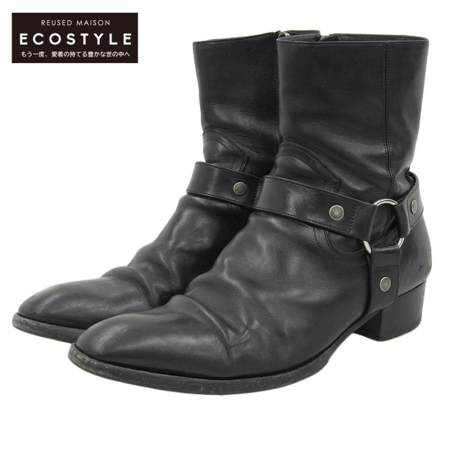 SAINT LAURENT PARIS レザーブーツ 42 SAINT LAURENT PARIS サンローランパリ レザー ブーツ シューズ メンズ