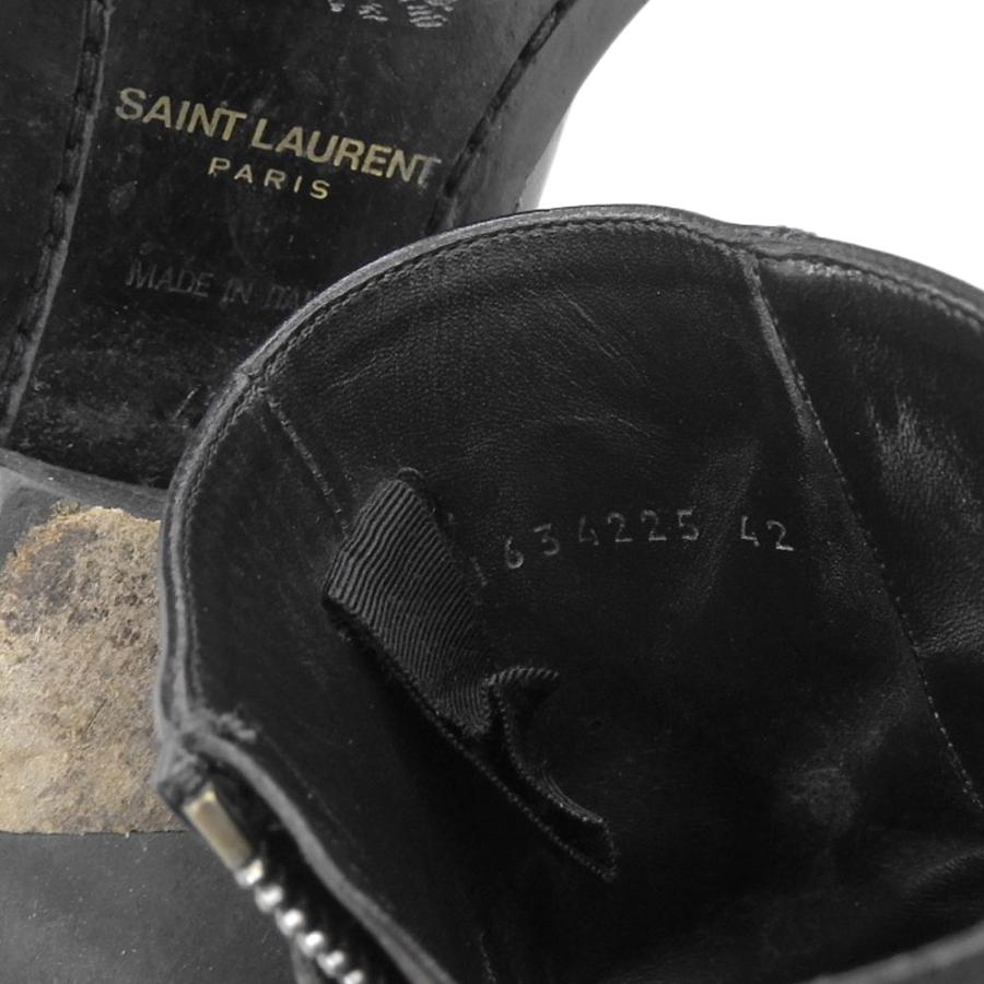 SAINT LAURENT PARIS サンローランパリ レザー ブーツ シューズ メンズ