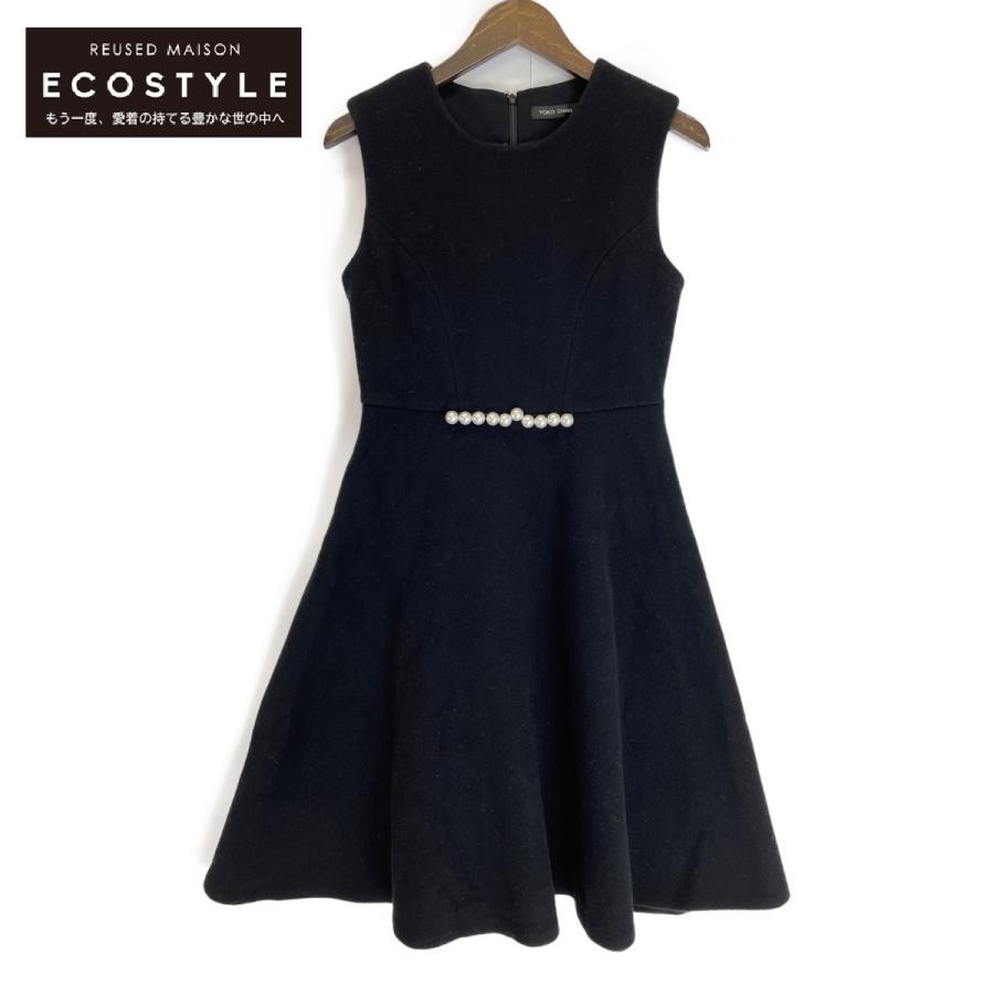 美品　YOKO CHAN　ヨーコチャン　パール　ノースリーブ　ワンピース 00019936-1.jpg