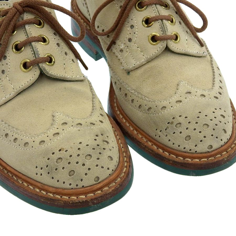 Tricker's 美品 トリッカーズ スエード ウイングチップ シューズ Tricker's 美品 トリッカーズ スエード ウイングチップ シューズ