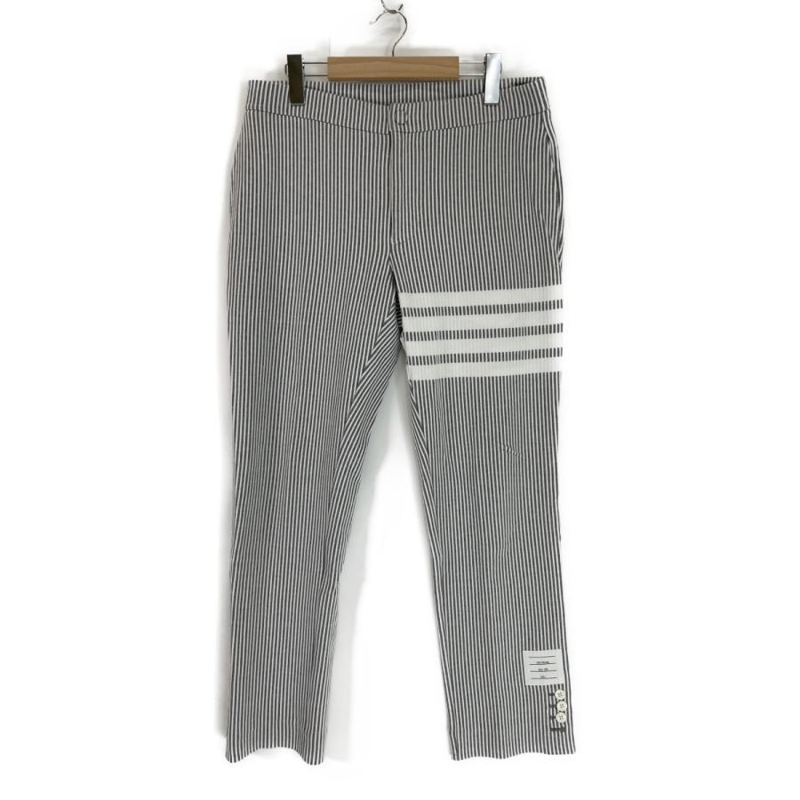 THOM BROWNE トムブラウン MJQ165A J0063 ストライプ チノ パンツ