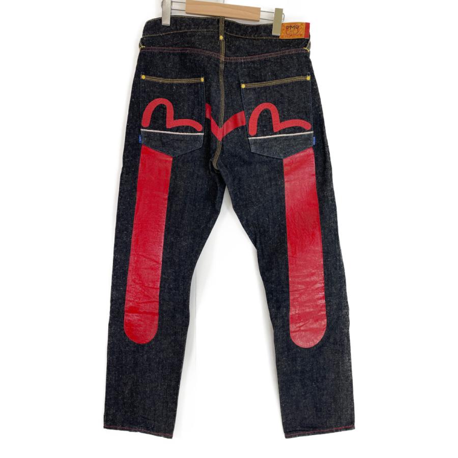 EVISU エヴィス PMG別注 インディゴ ビッグカモメ コットンリネン 