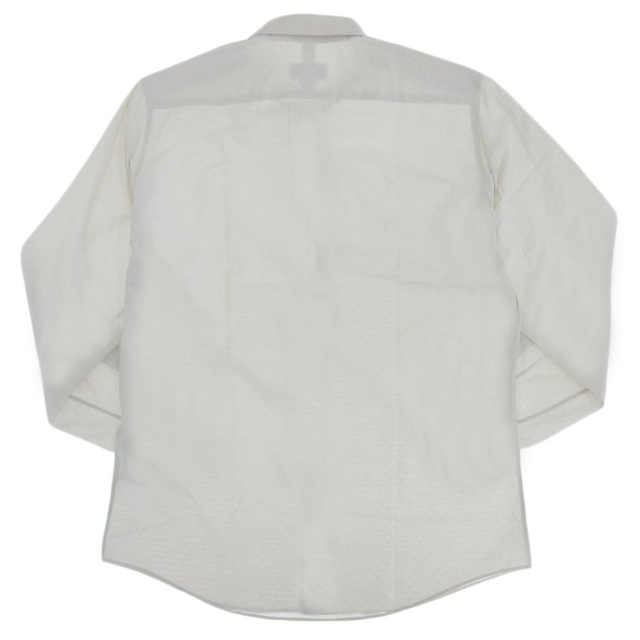 HERMES エルメス コットン 襟スナップボタン 袖セリエボタン