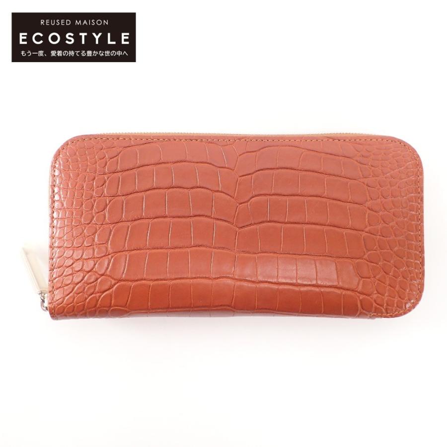 美品/ Camille Fournet カミーユフォルネ 31.01 アリゲーター ロング