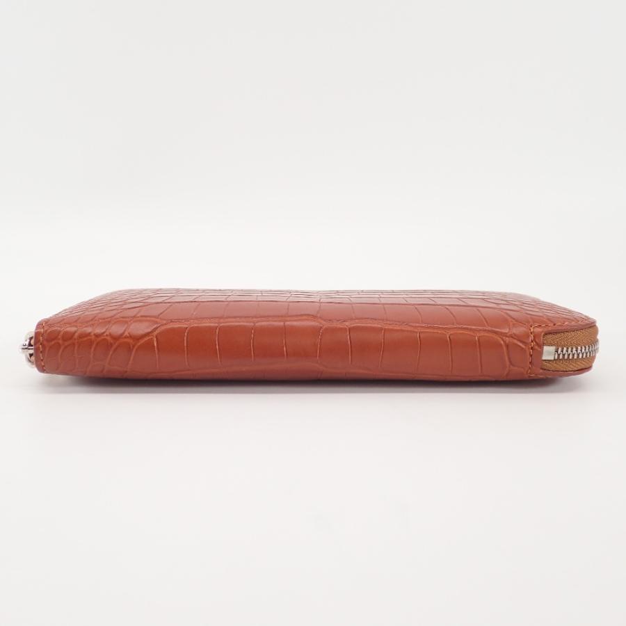 カミーユフォルネ CAMILLE FOURNET アリゲーター ダークブラウン 624 未使用 カミーユ・フォルネ Camille Fournet アリゲーター/カーフ