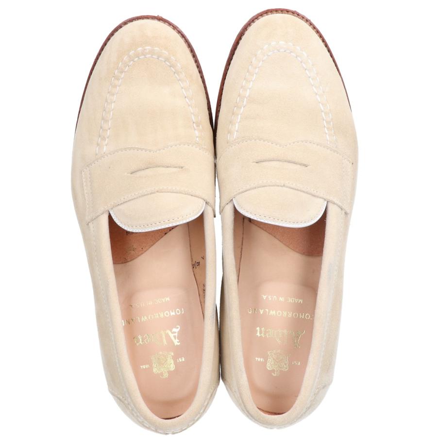ALDEN 美品/ Alden オールデン 96960 スエード コインローファー