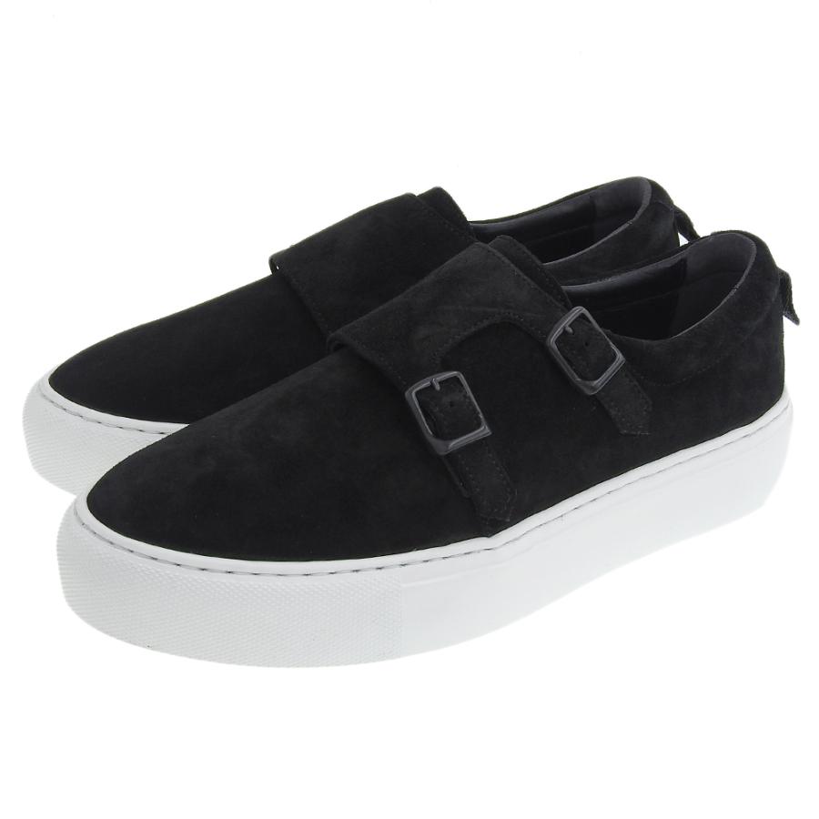 中古】ダブルエイチ WH ダブルモンク7.5 ダークブラウン 干場義雅 新品