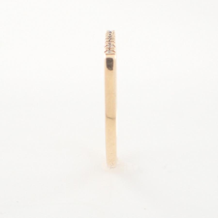 美品 Hirotaka ヒロタカ GS25KDRB K10 Diamond Bar U Shape Ring 美品 Hirotaka ヒロタカ GS25KDRB K10 Diamond Bar U Shape Ring