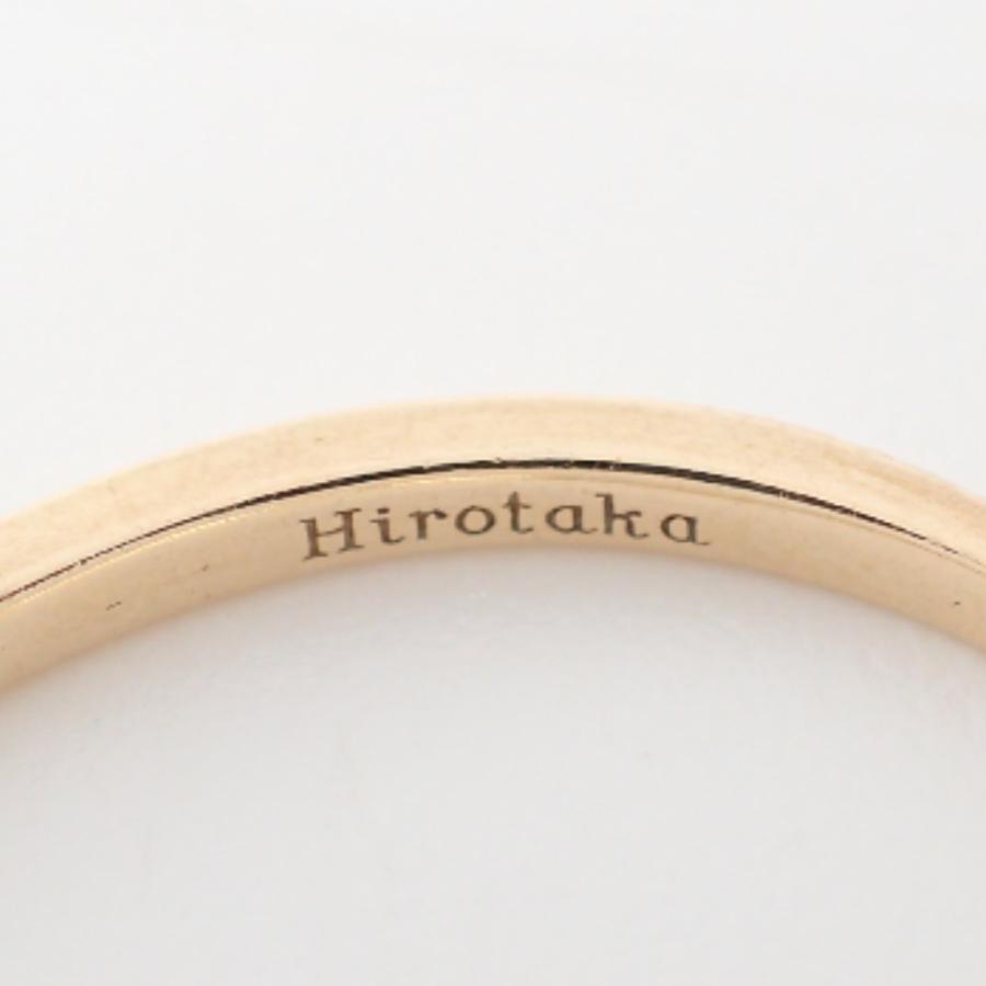 美品 Hirotaka ヒロタカ GS25KDRB K10 Diamond Bar U Shape Ring 美品 Hirotaka ヒロタカ GS25KDRB K10 Diamond Bar U Shape Ring