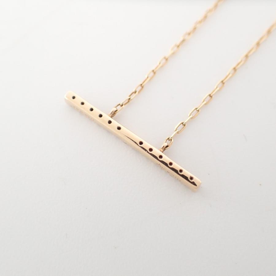 TRAPEZE ダイヤモンド ネックレス M サイズ　Hirotaka K10 TRAPEZE ダイヤモンド ネックレス M サイズ