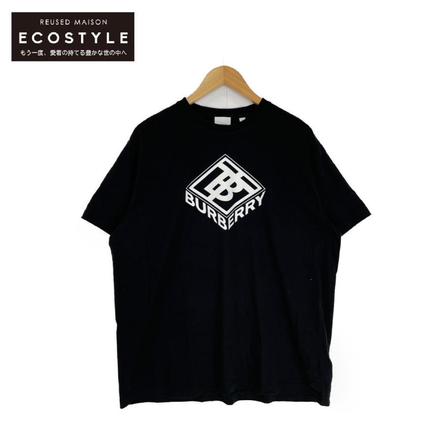 BURBERRY バーバリー 8038543 TBロゴプリントTシャツ ブラック L 