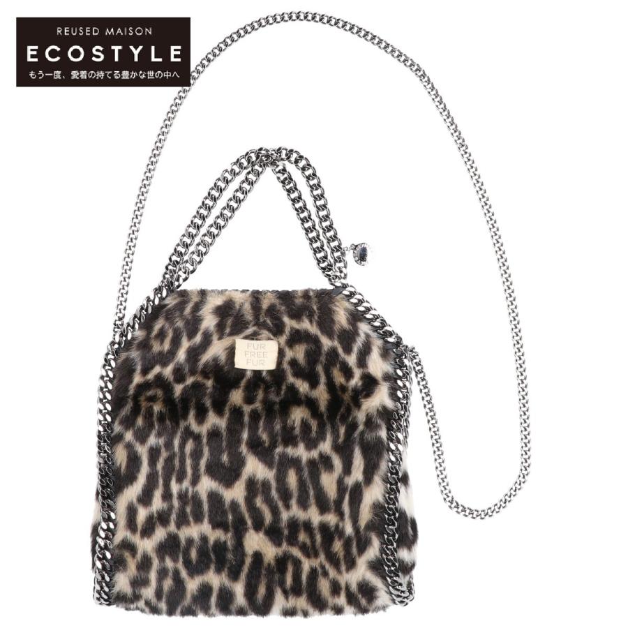 美品】STELLAMcCARTNEY ファー ファラベラ ショルダーバッグ