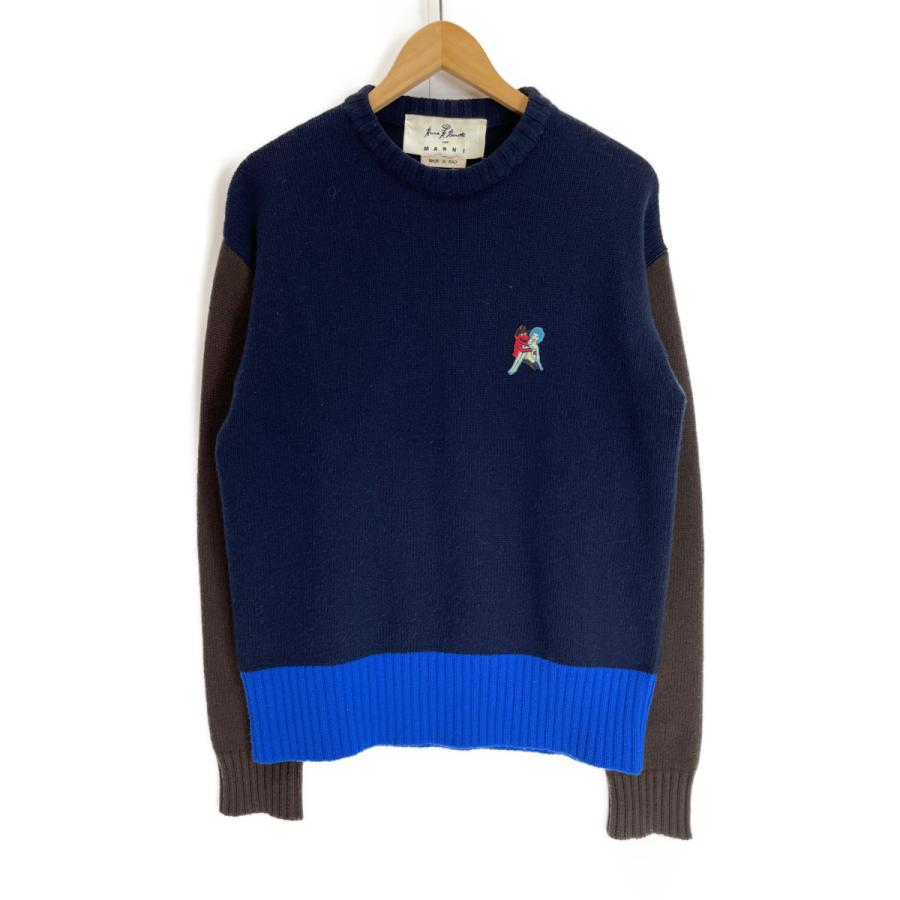 MARNI マルニ ×ブルーノボゼット 19‐20AW ネイビー×ブラウン デザイン 