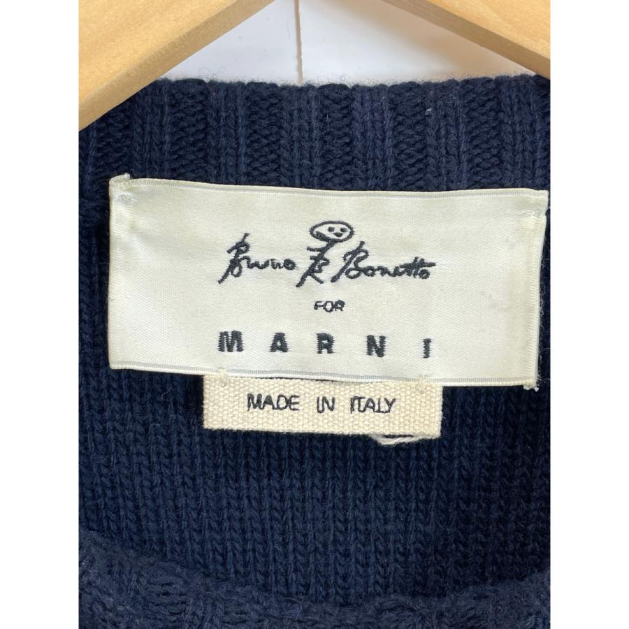 MARNI マルニ ×ブルーノボゼット 19‐20AW ネイビー×ブラウン デザイン 