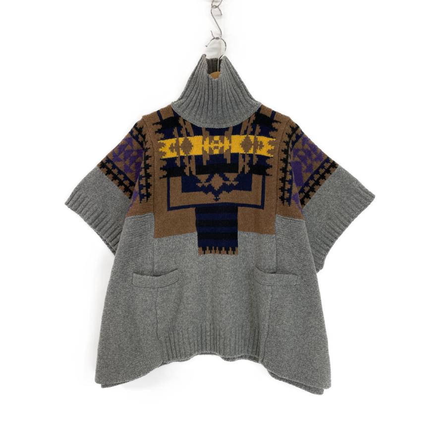 美品/ sacai luck サカイラック 14AWLU771 ノルディック柄 ウール