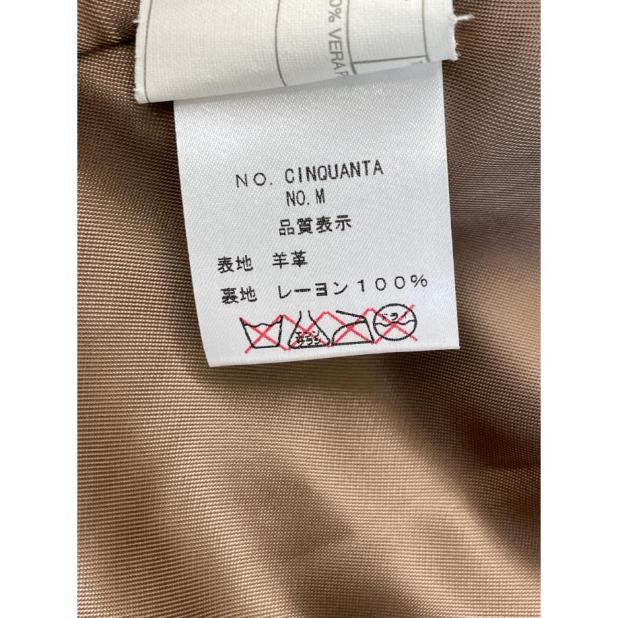 CINQUANTA チンクアンタ ベージュ 9332 シープレザージャケット 46