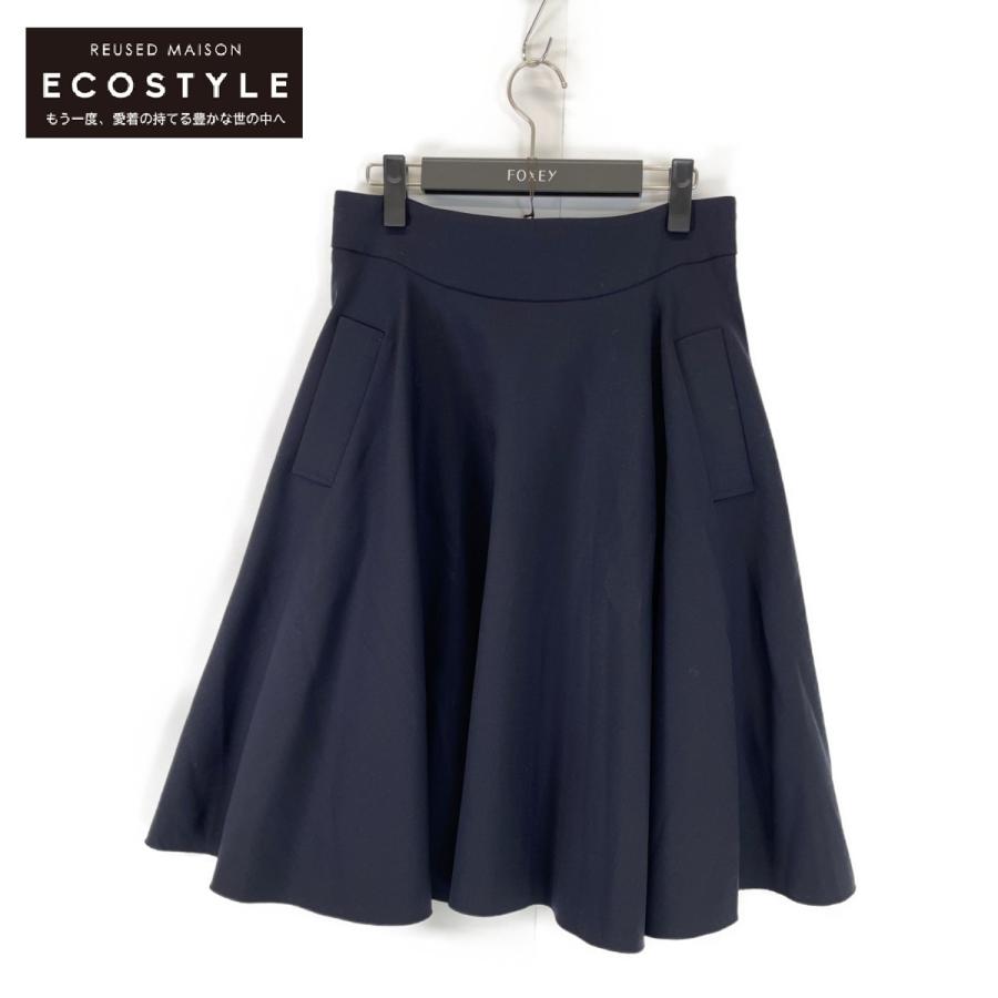 FOXEY フォクシー 41425-AS0A421 ミッドナイトブルー ニコル スカート  