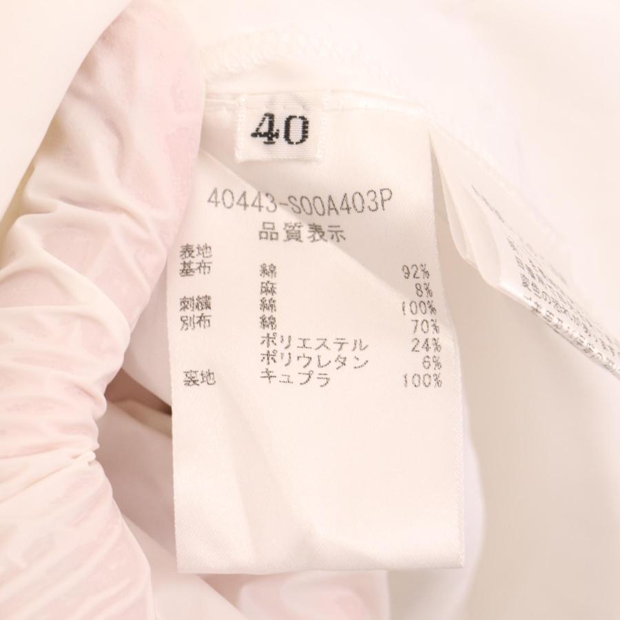 FOXEY フォクシー 40443-S00A403P 22年 ホワイト ドレス FOXEY フォクシー 40443-S00A403P 22年 ホワイト ドレス