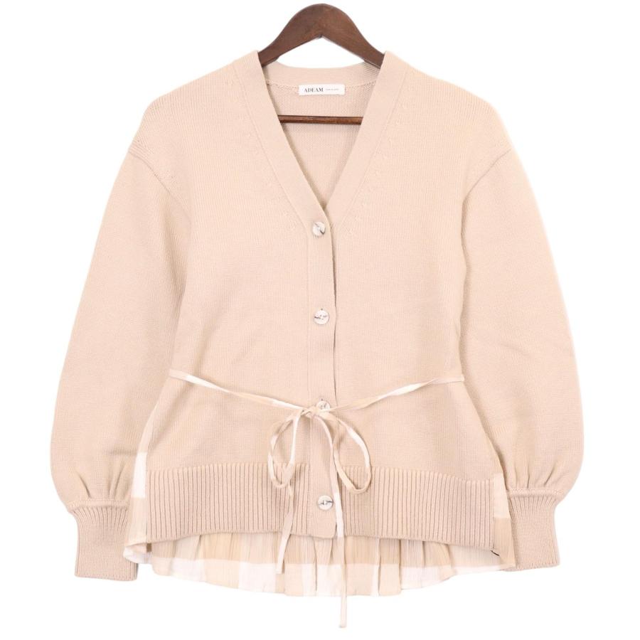 アディアム 42518  Aster Cardigan O ADEAM アディアム 42518 Aster Cardigan ベージュ O カーディガン