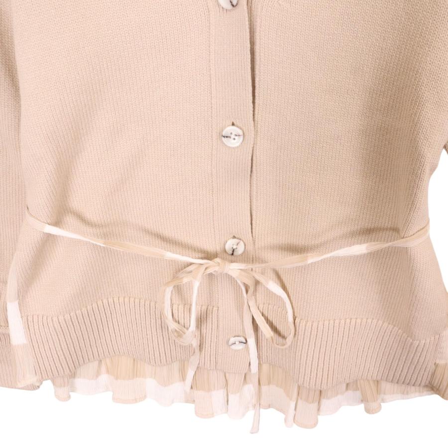 ADEAM アディアム 42518 Aster Cardigan ベージュ O カーディガン