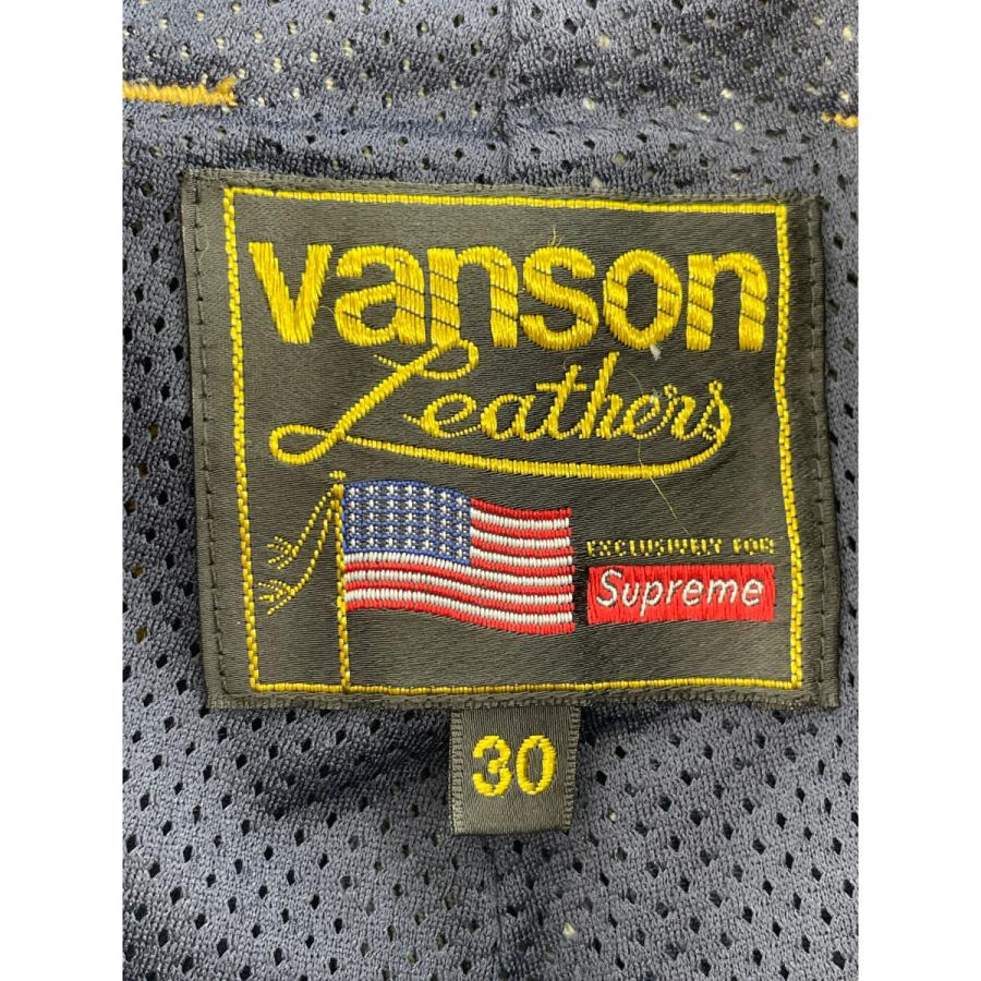 Supreme 新品/ シュプリーム xVansonバンソン レザー