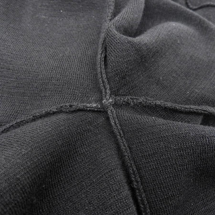 DIOR ディオール ウール×シルク ロゴニット トップス メンズ 黒