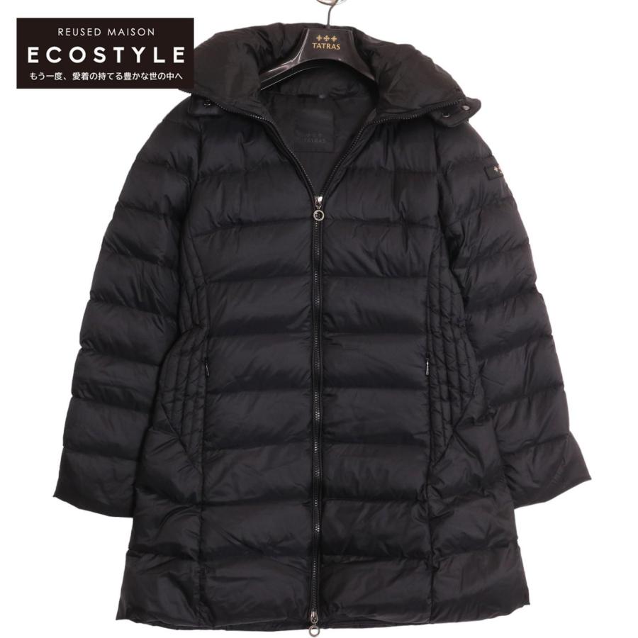 TATRAS タトラス LTA22A4694 ポリテアマ フード付きダウン ブラック 01  
