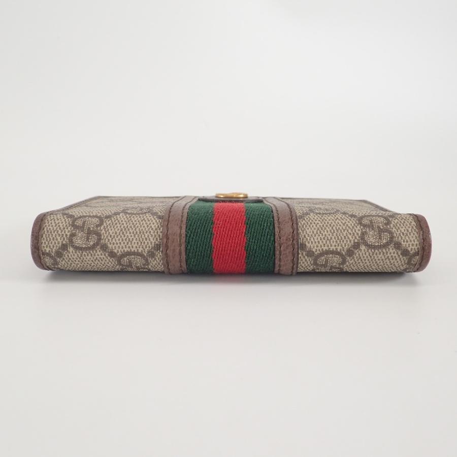 GUCCI 美品 グッチ 597620 オフィディア GG パスポートケース ベージュ 