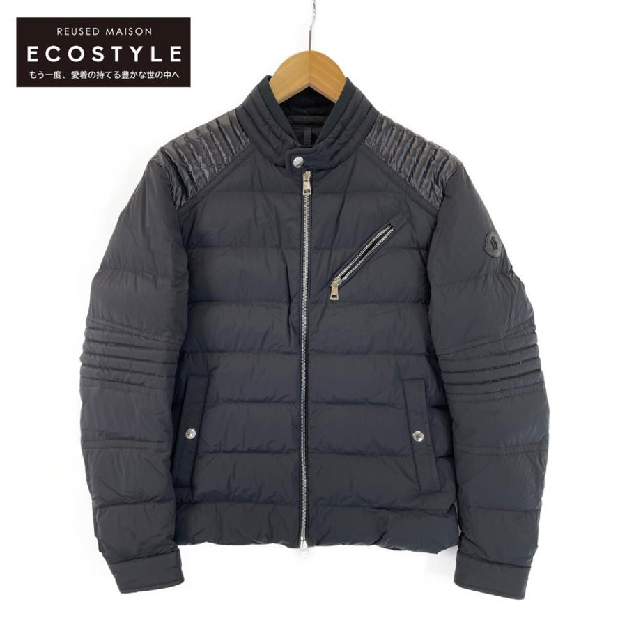 ★美品★SAMALENS★バイカーダウンジャケット★ブラック★1★モンクレール★ MONCLER 美品/国内正規 モンクレール SAMALENS バイカーダウン